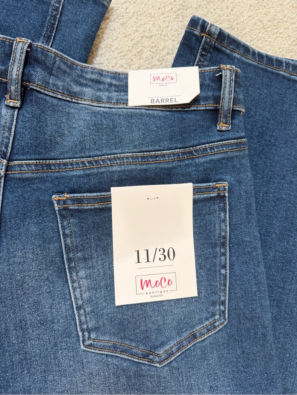 Moco boutique denim- Barrel style Women's Denim size 11/30